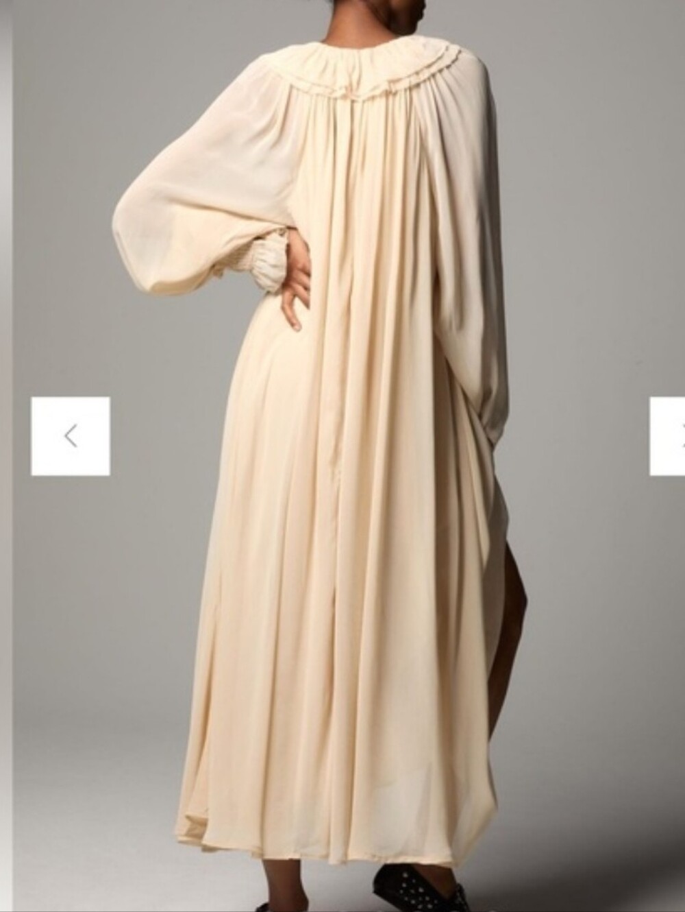 NWT Anthropologie Maxi V-Neck Dress - Picture 2 of 9